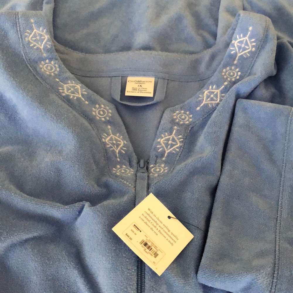 Croft & Barrow Robe Sz 3X NWT 🌲🎁❤️🌲🎁😊 - Picture 6 of 8